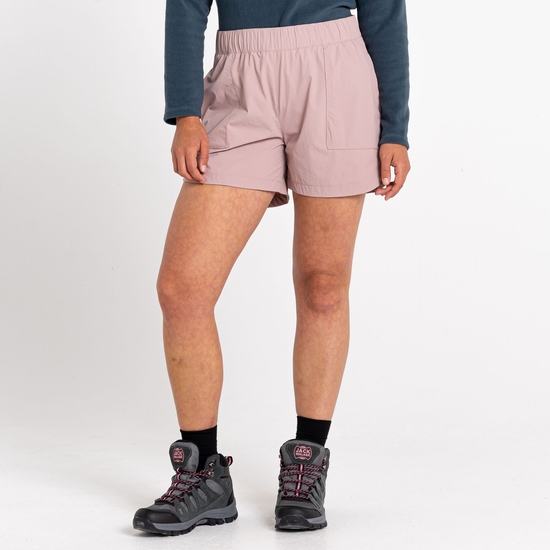 Short de marche léger Femme Rapport Rose