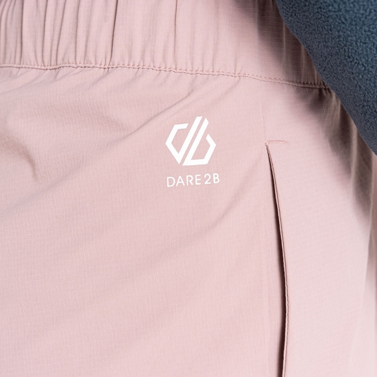 Short de marche léger Femme Rapport Rose