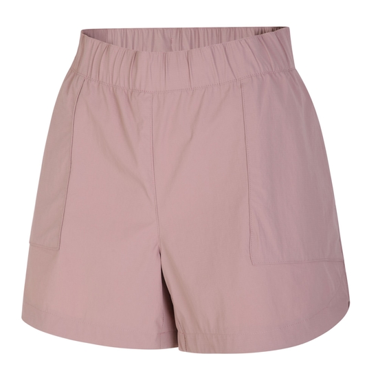 Short de marche léger Femme Rapport Rose