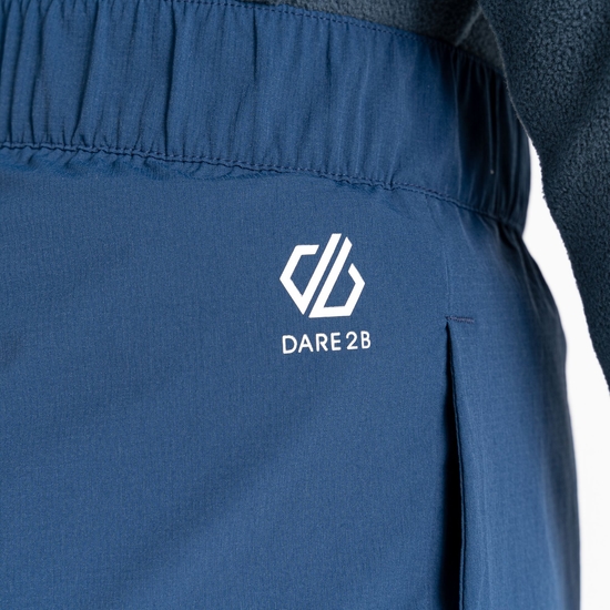 Short de marche léger Femme Rapport Bleu