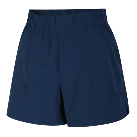 Short de marche léger Femme Rapport Bleu
