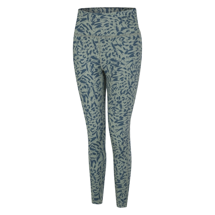 Women s Influential 7 8 Gym Leggings Lilypad Green Animal Print
