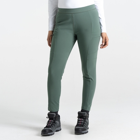 Women's Melodic II Walking Leggings Duck Green