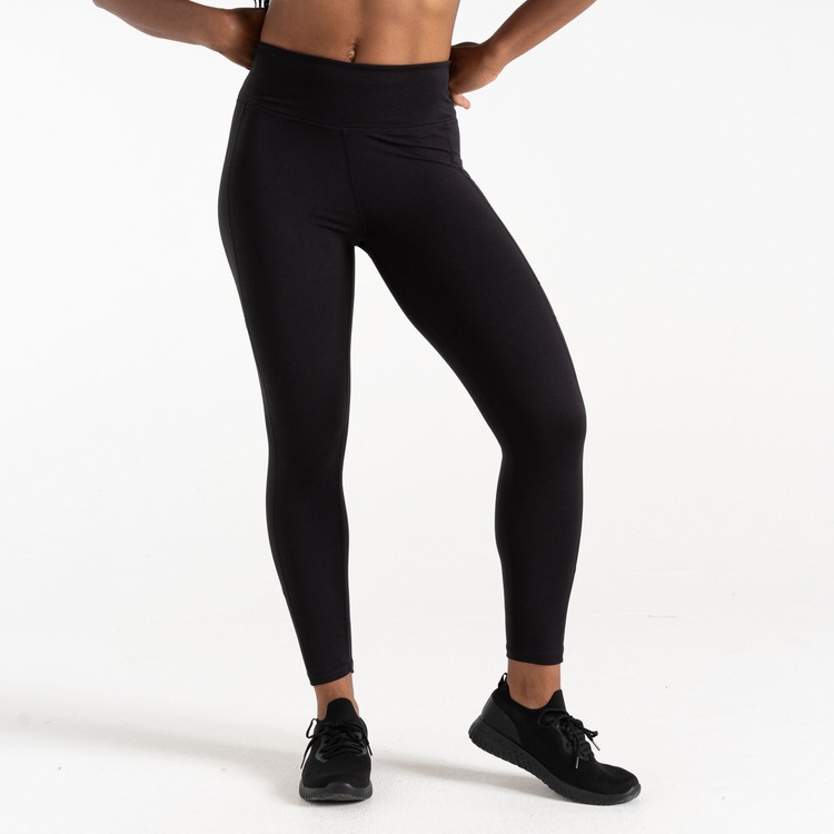 Dare 2b Women's Exchange II Thermal Leggings – Recycled Material, Odor Control, Soft Brushed Feel