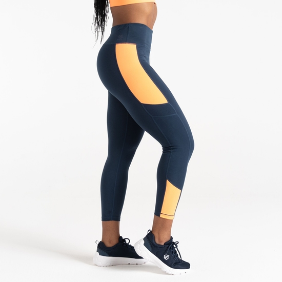 Women's Move II Leggings Moonlight Denim Orange 