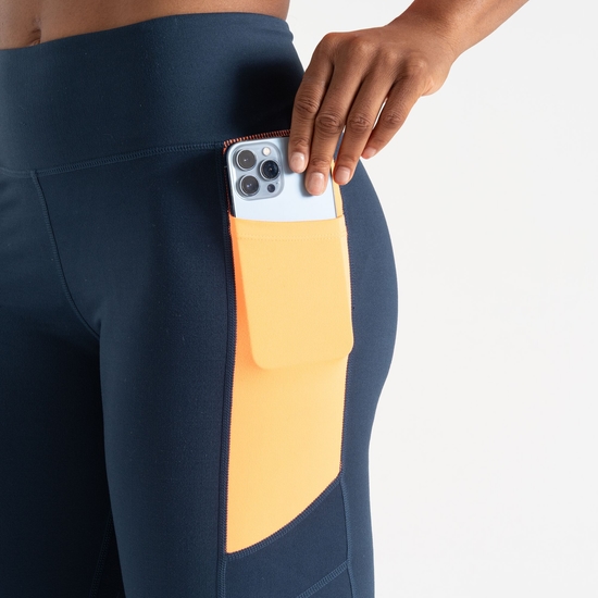 Women's Move II Leggings Moonlight Denim Orange 