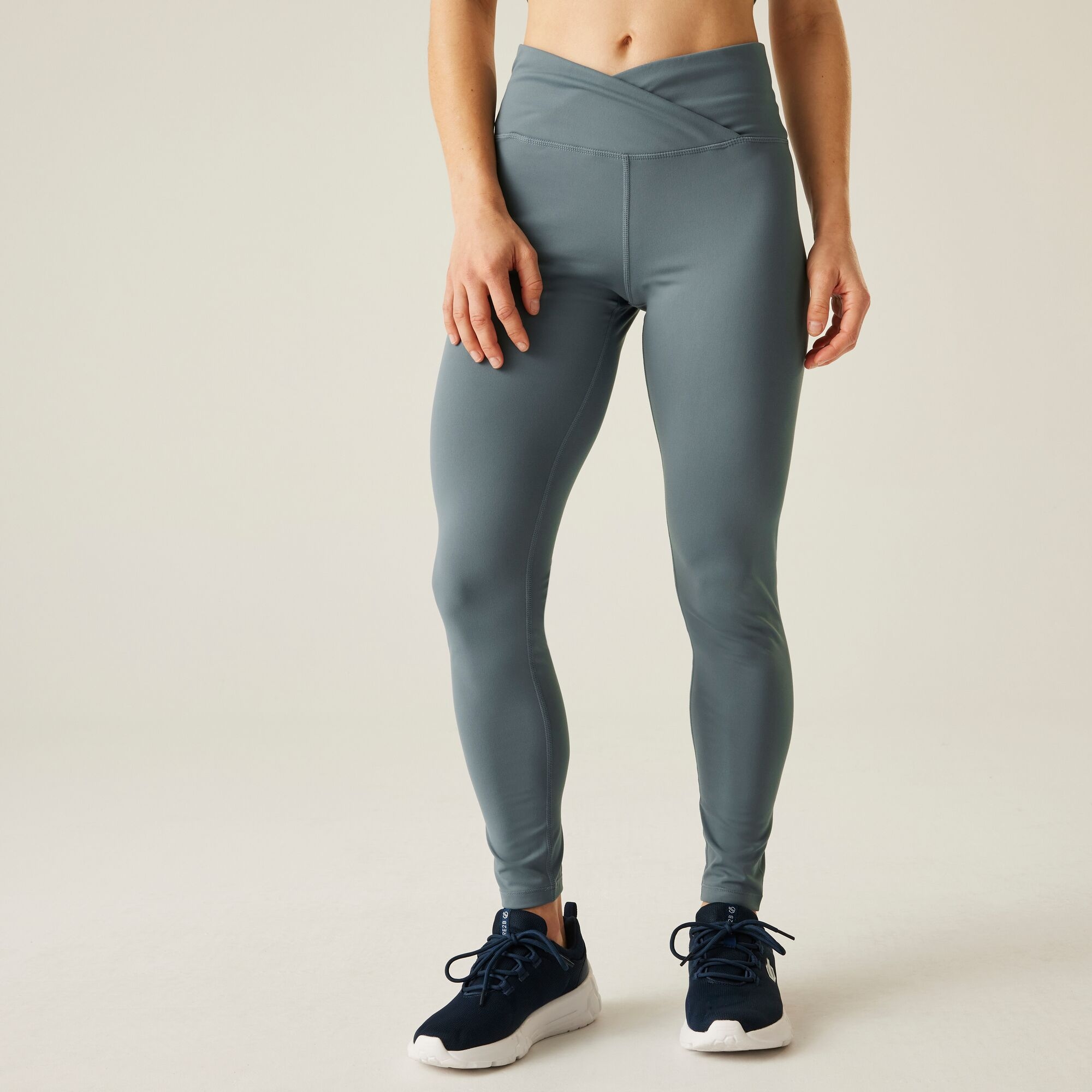 Dare 2B Women's Grey Revived Ii Leggings Size: 10
