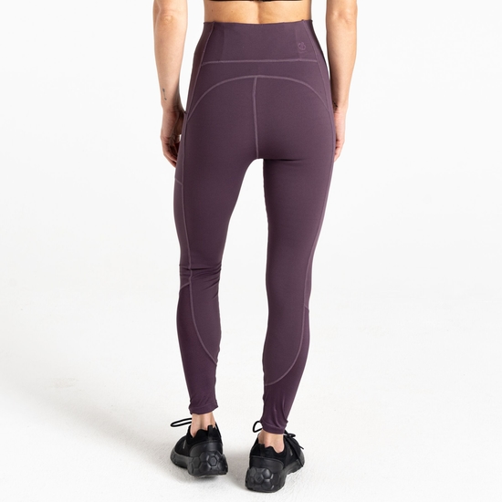 Women's Power Leggings Deep Plum 