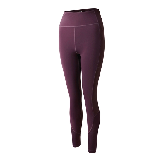 Women's Power Leggings Deep Plum 