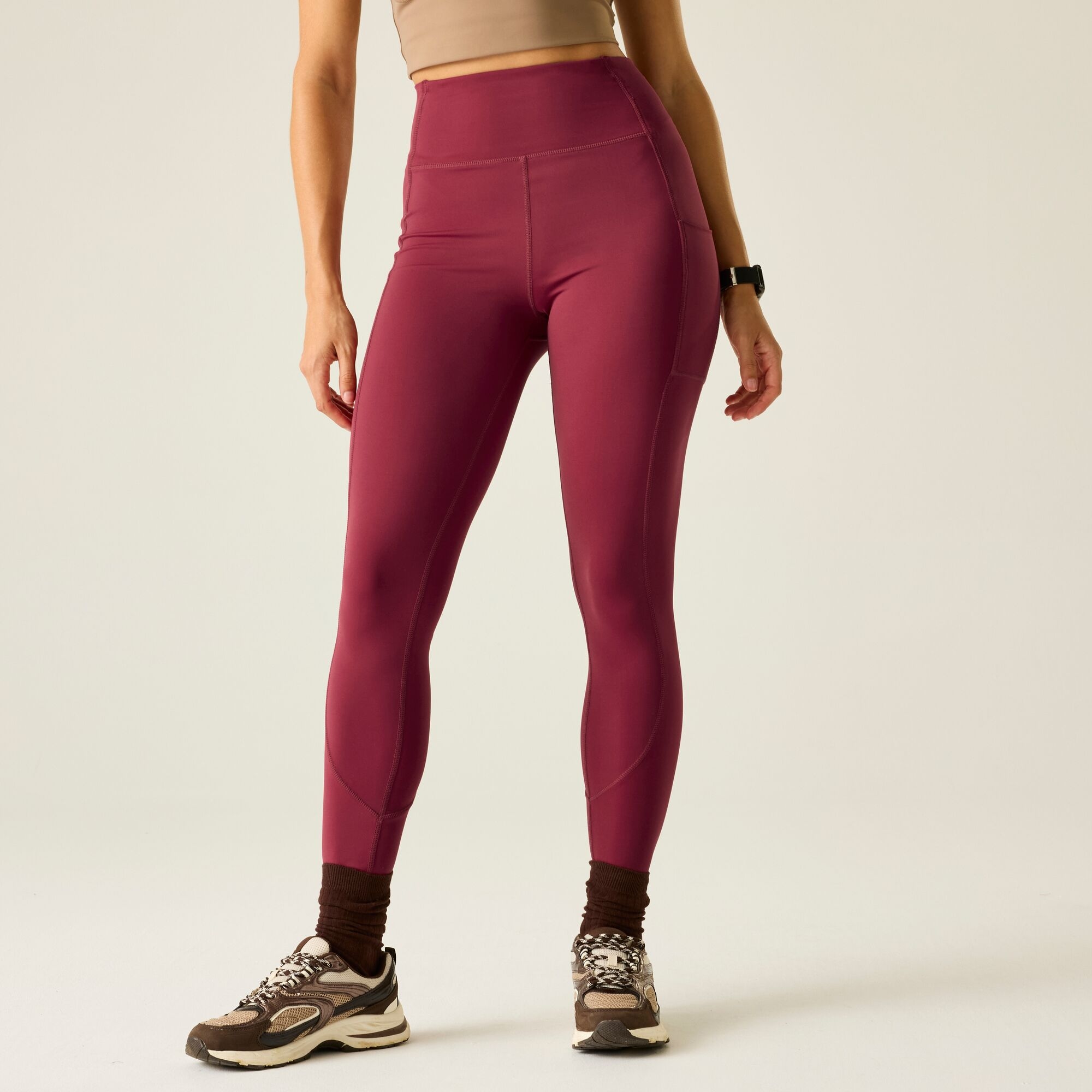 Dare 2B Women's Red Power Leggings Size: 18