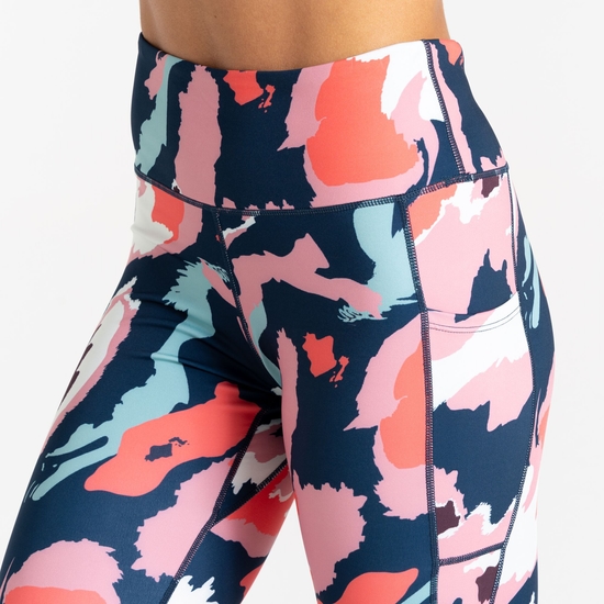 Women's Influential II Leggings Marble Swirl Print 