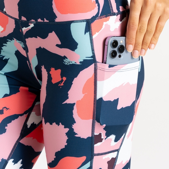 Women's Influential II Leggings Marble Swirl Print 