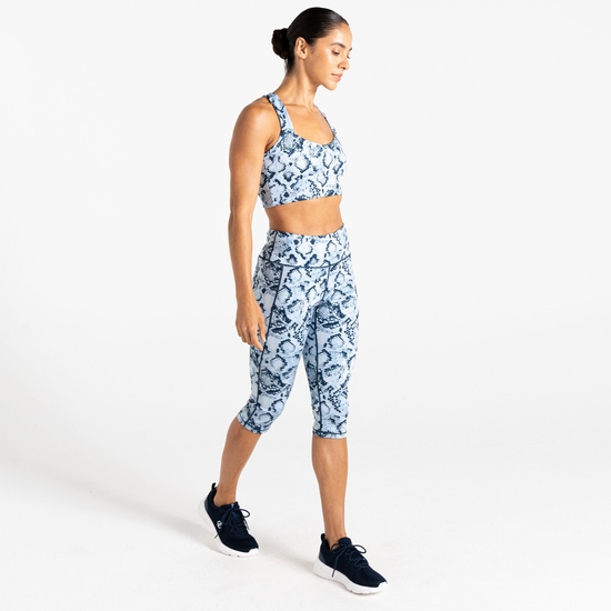 Legging 3/4 Influential II pour femme Bleu
