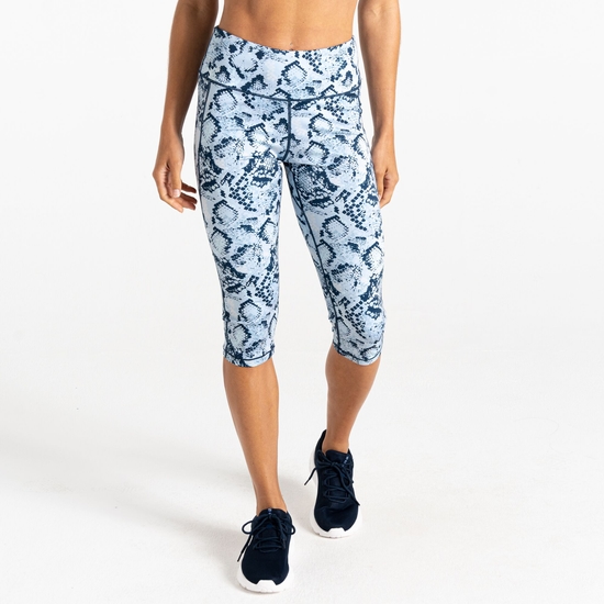 Legging 3/4 Influential II pour femme Bleu