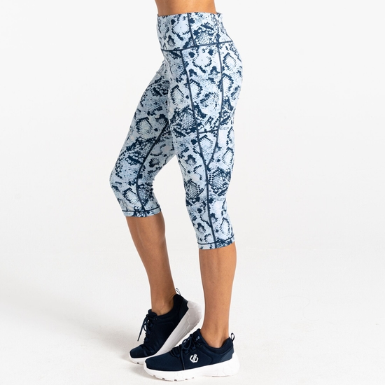 Legging 3/4 Influential II pour femme Bleu