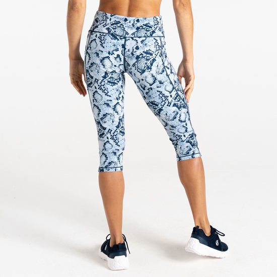 Legging 3/4 Influential II pour femme Bleu