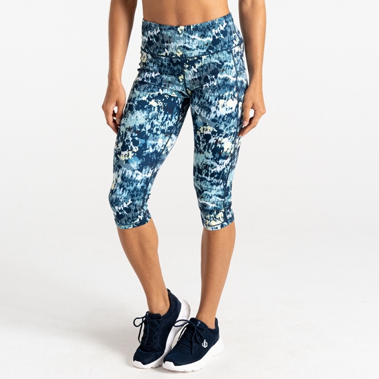 Legging 3/4 Influential II pour femme Noir
