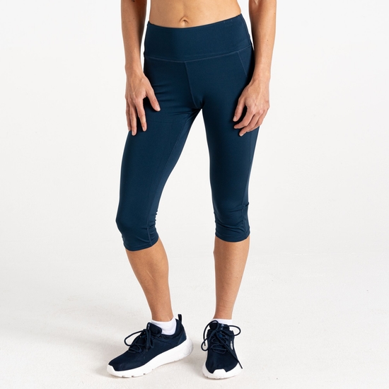 Legging 3/4 Influential II pour femme Bleu