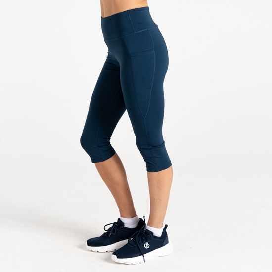 Legging 3/4 Influential II pour femme Bleu