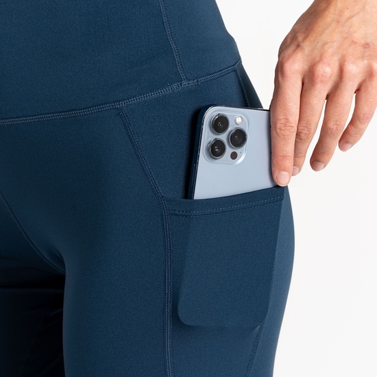 Legging 3/4 Influential II pour femme Bleu