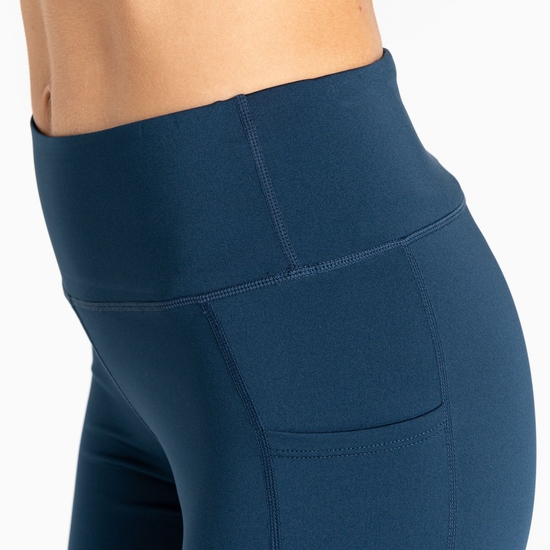 Legging 3/4 Influential II pour femme Bleu