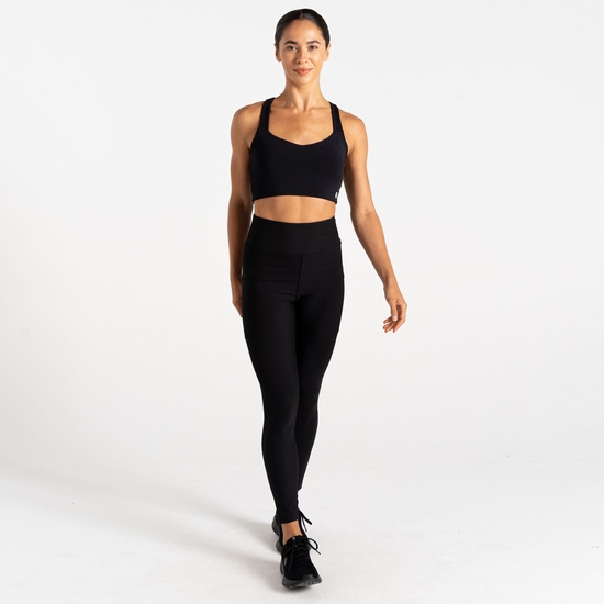 Women's Hustle Ribbed Leggings Black 