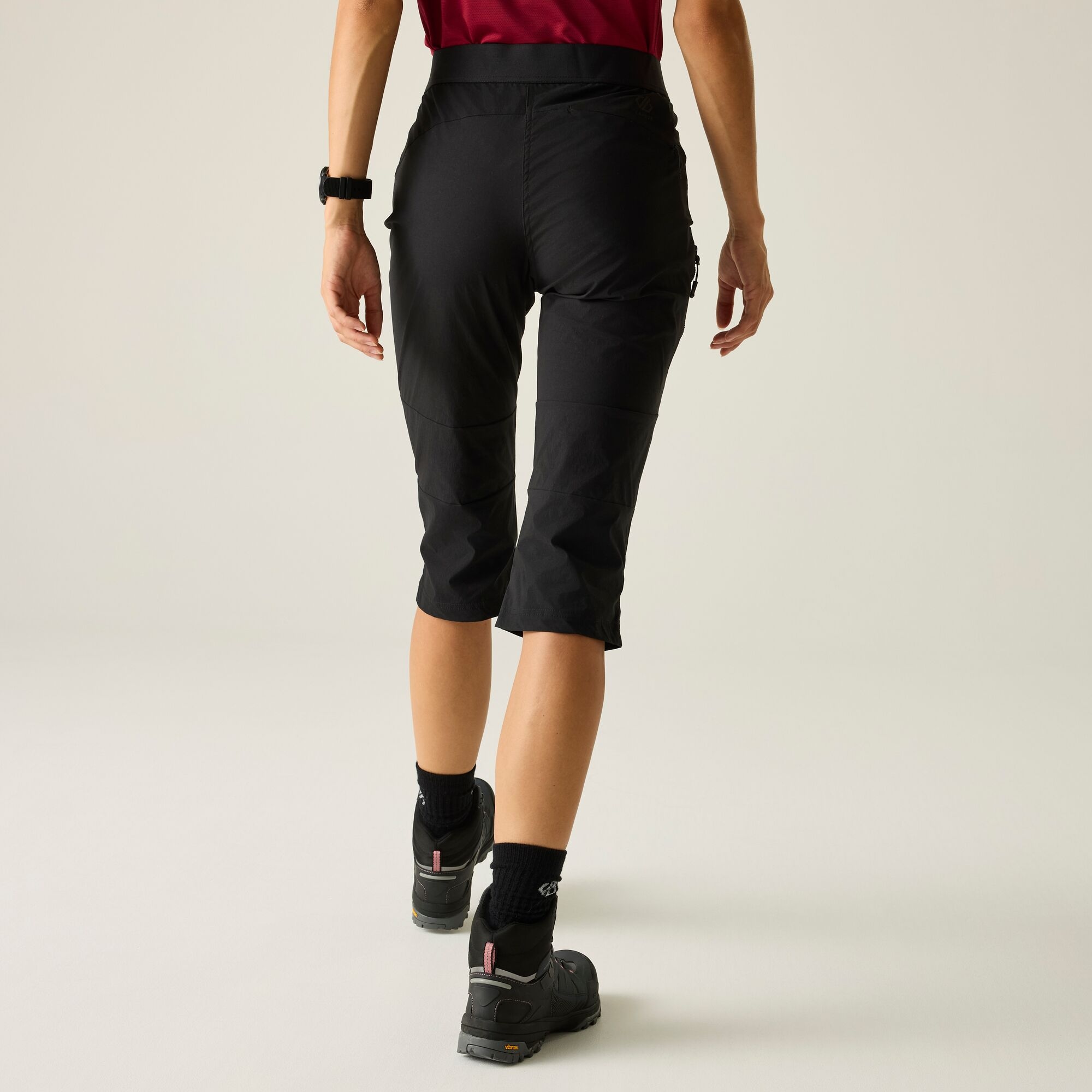 Dare 2B Women's Black Melodic Iii 3/4 Trousers Size: 12 - Image 3
