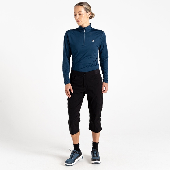Damen Melodic III 3/4-Shorts Schwarz