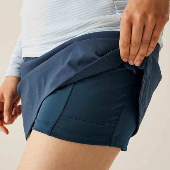 Jupe-short Melodious pour femme Bleu