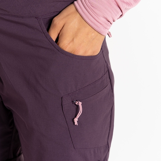 Women's Melodic III Walking Shorts Deep Plum 