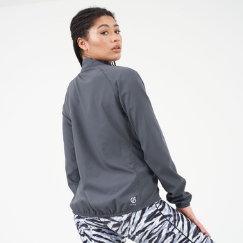 The Laura Whitmore Edit - Resilient Lightweight Windshell Jacket Ebony Grey
