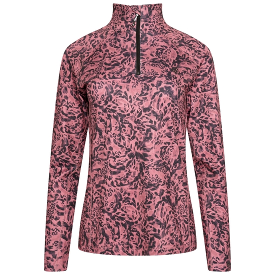 Women's Divulge Lightweight Core Stretch Midlayer Mesa Rose Animal Print