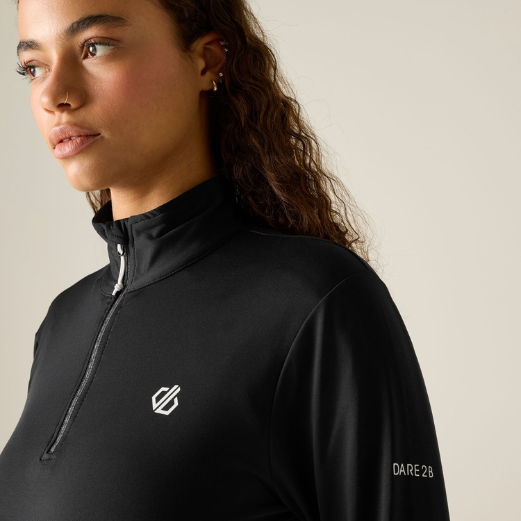 Women's Lowline II Lightweight Core Stretch Midlayer - Black | Dare2B