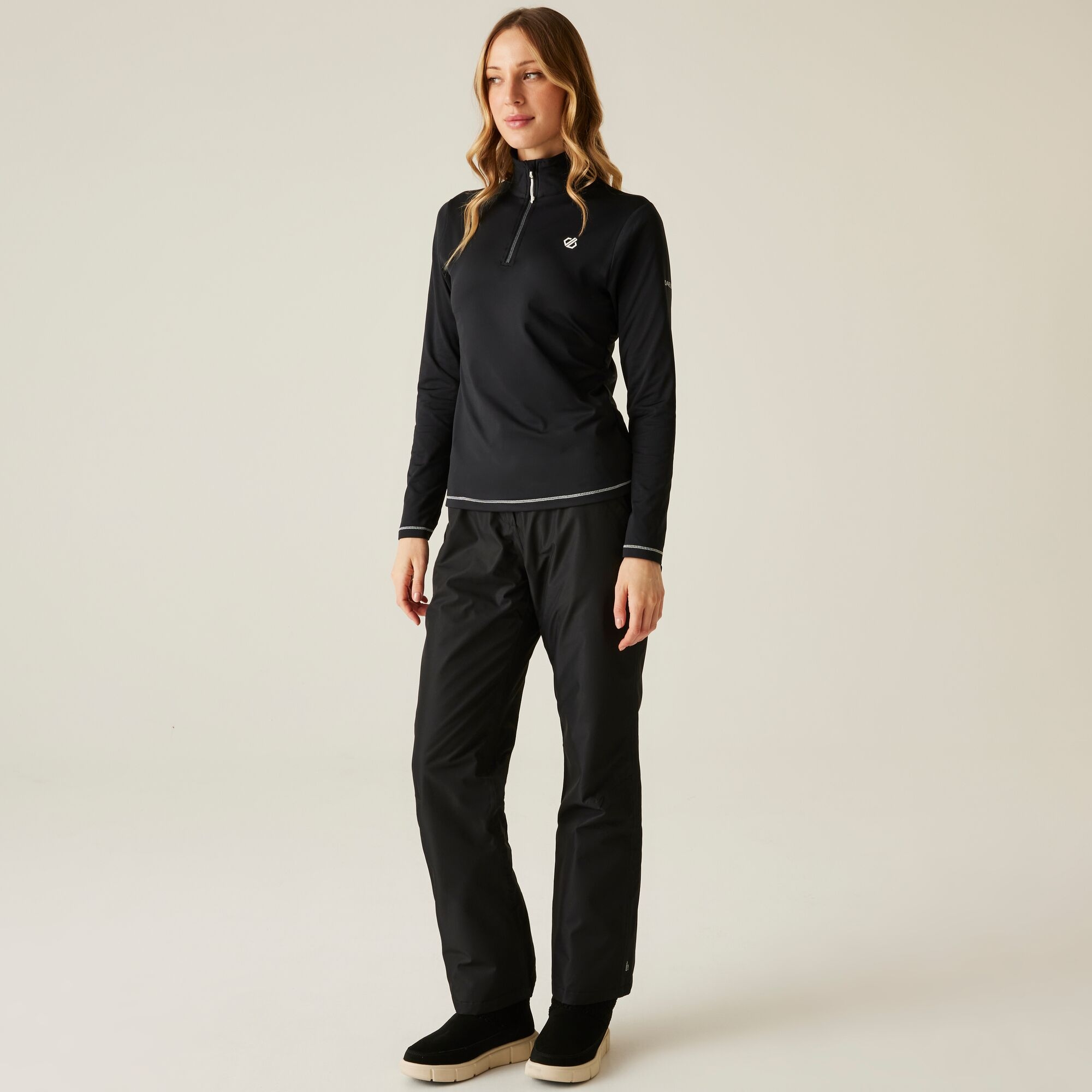 Dare 2B Women's Black Lowline Ii Core Stretch Midlayer Size: 18