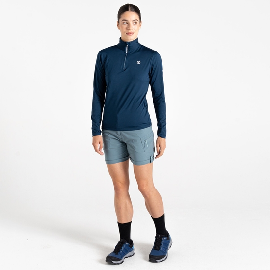 Women's Lowline II Lightweight Core Stretch Midlayer Moonlight Denim