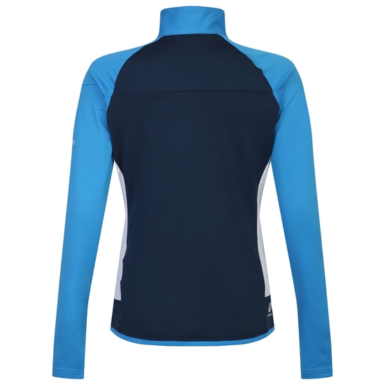 Damen Elation II Core-Stretch-Midlayer Blau