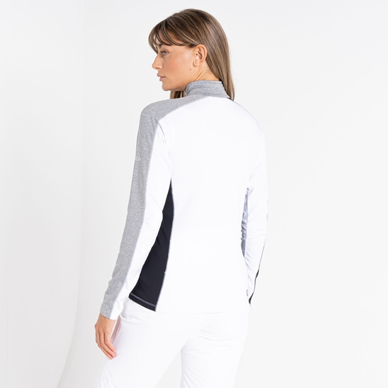 Women's Default III Core Stretch Midlayer White Black