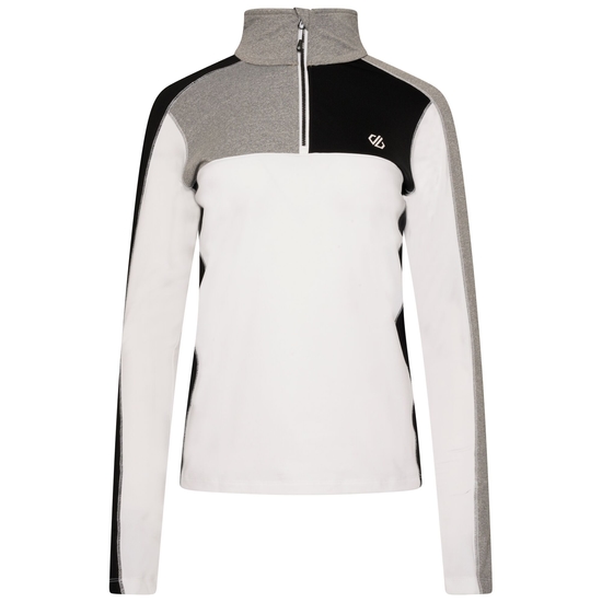 Women's Default III Core Stretch Midlayer White Black