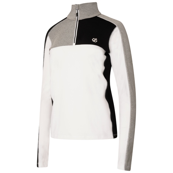 Women's Default III Core Stretch Midlayer White Black