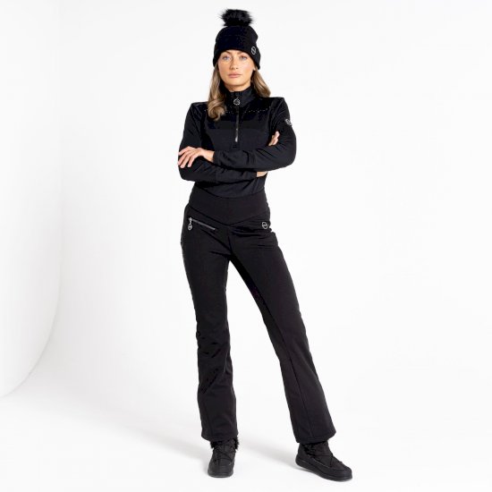 Pantalon de ski extensible Femme CRYSTALLIZE Noir