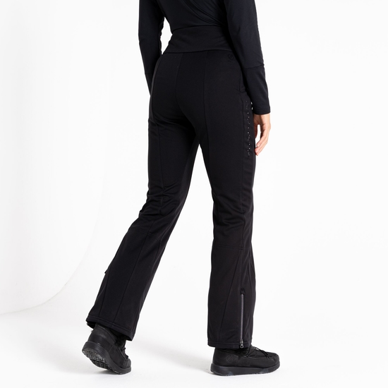 Pantalon de ski extensible Femme CRYSTALLIZE Noir