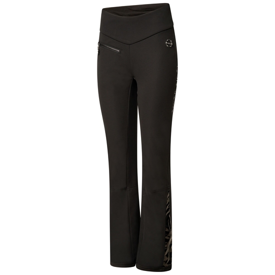 Pantalon de ski extensible Femme CRYSTALLIZE Noir