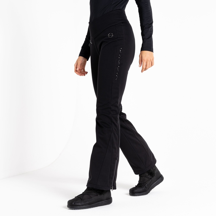 Women s Crystallize Stretch Ski Pants Black