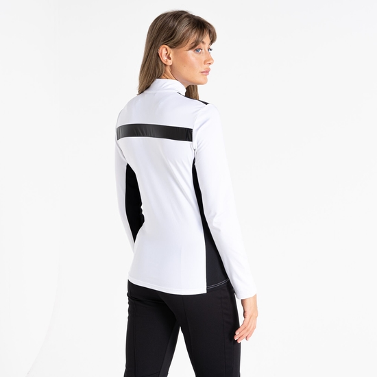 Women's Divinity II Core Stretch Midlayer White Black
