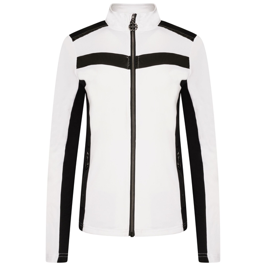 Women's Divinity II Core Stretch Midlayer White Black