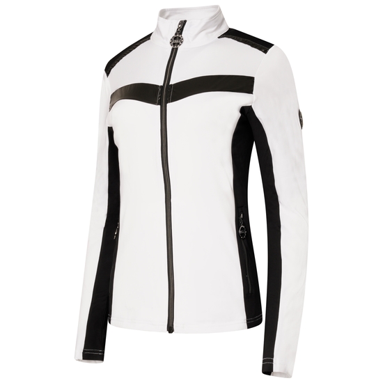 Women's Divinity II Core Stretch Midlayer White Black