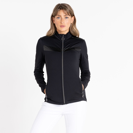 Couche intermédiaire core stretch Femme DIVINITY II Noir