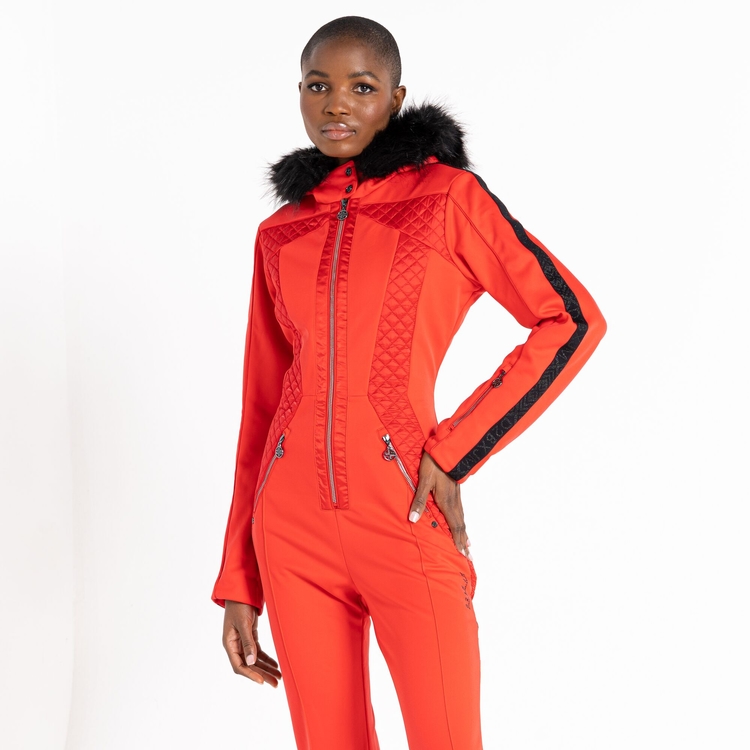 Women s Supremacy Snowsuit Volcanic Red