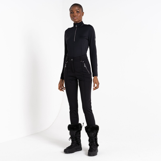 Julien Macdonald - Women's Regimented Ski Trousers Black