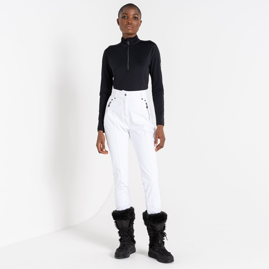Julien Macdonald - Women's Regimented Ski Trousers White